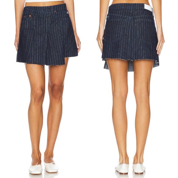 NWT New $250 RE/DONE Tennis Wrap Skirt Size 29 - Picture 2 of 9